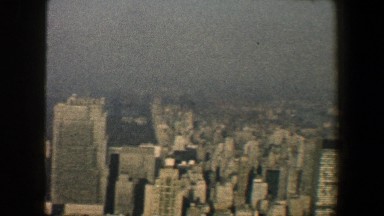1960: high view of big city NEW YORK CITY