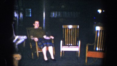 1960: ladies acting silly in rocking chairs. BALTIMORE MARYLAND