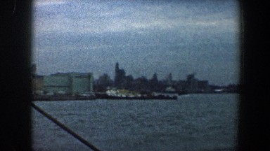 1960: viewing of a large, prestigious city. NEW YORK CITY