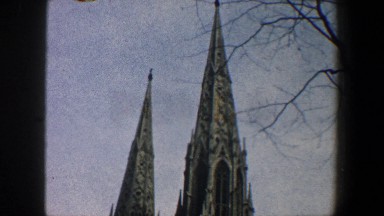 1960: vintage large city church NEW YORK CITY