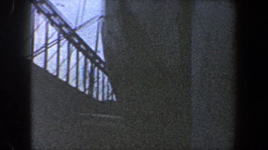 1960: boat viewed from below featured sky view NEW YORK CITY