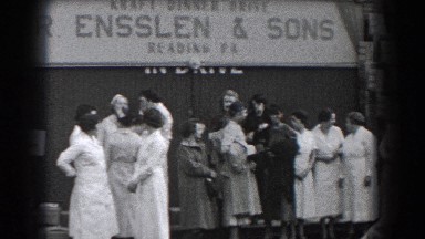 1938: Kraft Dinner Drive at R. Ensslen & Sons, Reading, PA