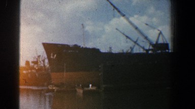 1961: View of Large Boats Parked on the Lake, Baltimore Maryland