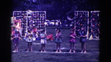 1961: Little Girls Perform Dance Routine in North Hollywood Park