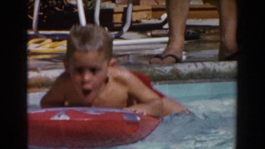 1962: little boy playing; enjoying life. NORTH HOLLYWOOD, CALIFORNIA
