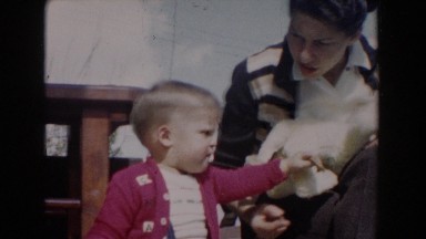 1962: cute little boy playing GLENDALE, CALIFORNIA