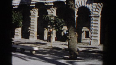 1960: people walking throughout the city.