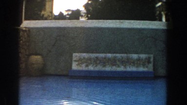 1960: view of a very nice swimming pool.