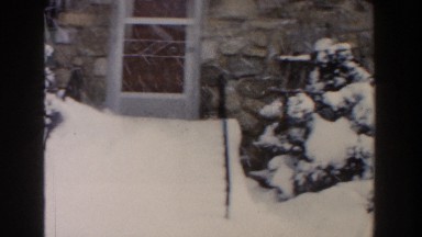 1961: a village during heavy snow DEARBORN, MICHIGAN