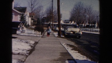 1961: winter's day DEARBORN, MICHIGAN