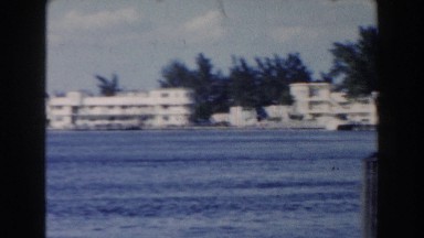 1960: Pretty Sighting of the Ocean in Miami, Florida