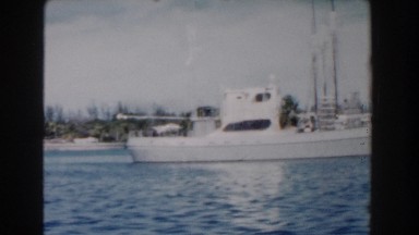 1961: Seeing Underwater Through the Bottom of the Boat in Nassau, Bahamas