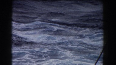 1959: Turbulent Sea With Froths Formed in the Waves on a Sunny Day