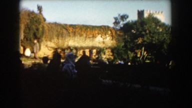 1959: People Gathered in an Open Place Under the Clear Blue Sky CASABLANCA