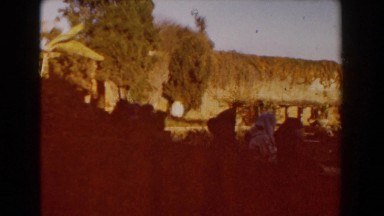 1959: Shaped Green Bushes With Arches in Front of Building CASABLANCA