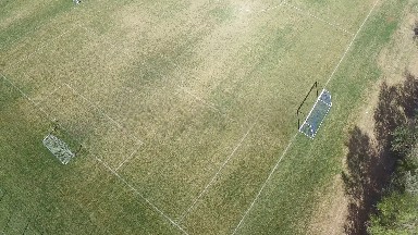high view of soccer field COLORADO