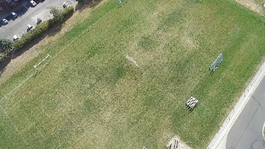 panoramic view of a newly and beautiful opened football field COLORADO