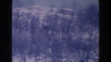 1964: Snow Covered People Walking Around Tourists Tustin Wisconsin