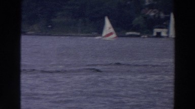 1966: beautiful day to sail on the lake. WISCONSIN