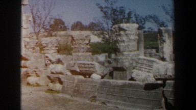 1960: sighting of a broken, greek building. ISRAEL