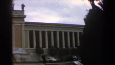 1960: view of a large, fancy building. ISRAEL