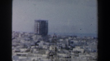 1960: overview of a tightly congested city. ISRAEL