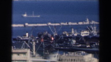 1960: Overview of Numerous Boats on a Lake in Israel