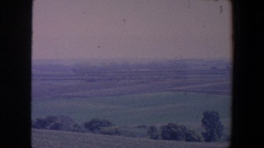 1959: long stretch sighting of a simple field. IOWA