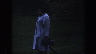 1960: group of well dressed people walking around a garden BALTIMORE MARYLAND