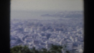 1960: A Panoramic View of a Large Israeli City from Afar