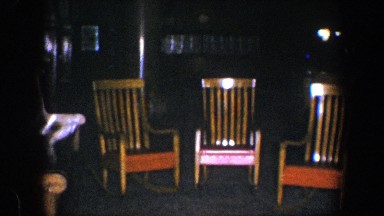 1960: in a rush out of chairs to go see something BALTIMORE MARYLAND
