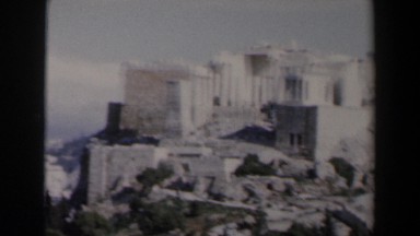 1960: View of Buildings on a Hilly Area Perfectly Engineered Israel