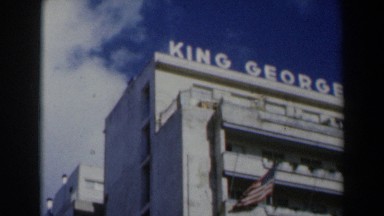 1960: Hotel Signs Standing Tall. Israel