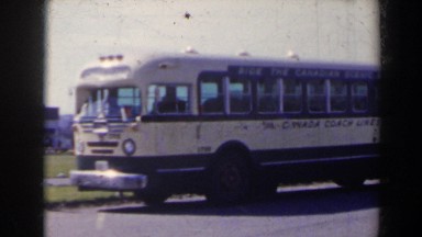 1963: a canada coach lines bus parked by the side of the road NIAGARA FALLS