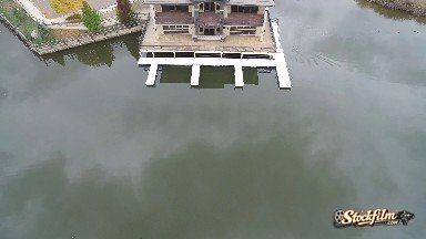 Colorado, United States: A Beautiful Simple Building Constructed on Poles Erected in the Water