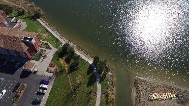 Waterfront House from Above, Colorado