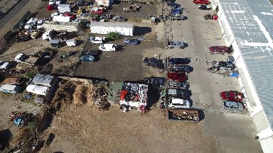 view from high above cars parked, COLORADO