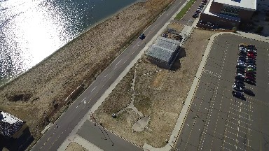 aerial view of a parking lot, COLORADO