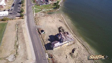 Aerial View of a Lakeside Resort. Colorado