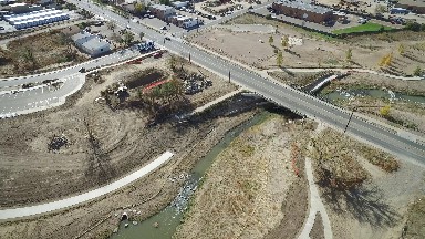 sky view of the town COLORADO