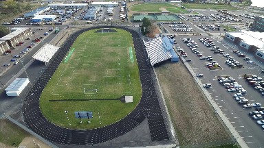 overhead shot of athletic complex. COLORADO