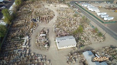 Colorado, United States: Aerial View of Suburban Homes Along Highway