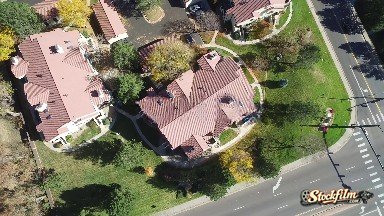 View Of Homes From Above That Are Many Different Shapes And Sizes Colorado