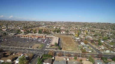 aerial view of town COLORADO