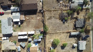 aerial view over neighborhood COLORADO