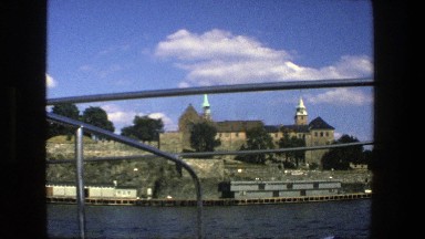 1975: Vacationers Exploring Stockholm, Sweden, by Boat on a Sunny Day