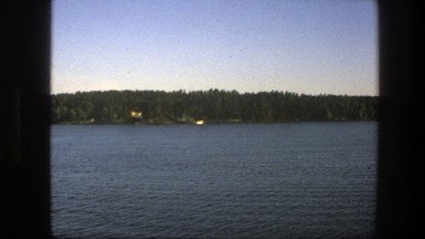1975: peaceful day to watch the tides on the lake. SWEDEN