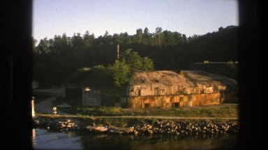 1975: angle view of house like alongside green hilly area SWEDEN