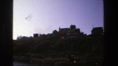 1975: a village on a hilly area under the clear blue sky STOCKHOLM SWEDEN