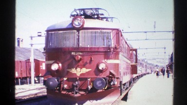 1976: Red Trolley Car in Norway
